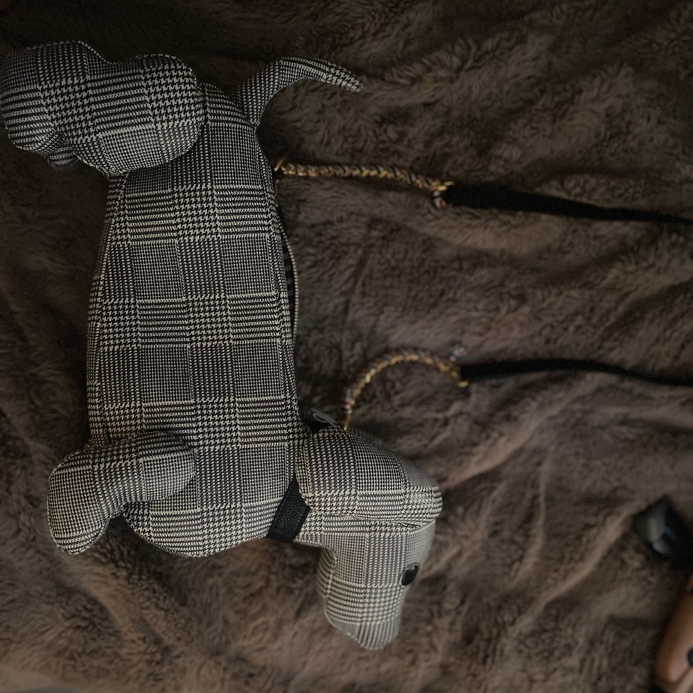 Thom Browne plaid dog crossbody purse - Picture 4 of 6